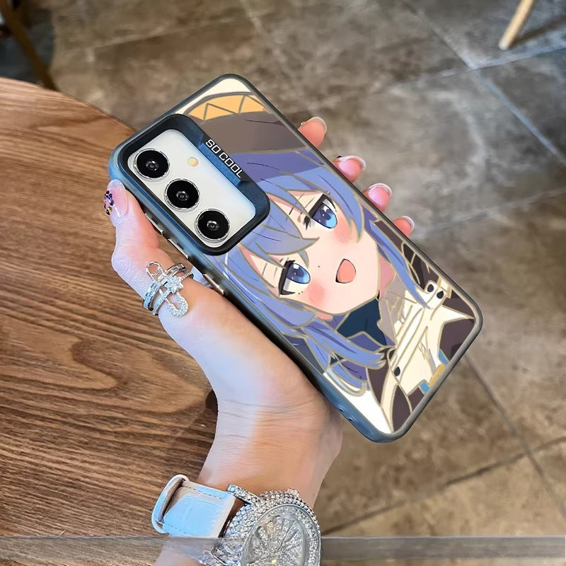 Mushoku Tensei Roxy Migurdia Holographic Laser Shockproof Samsung Phone Case
