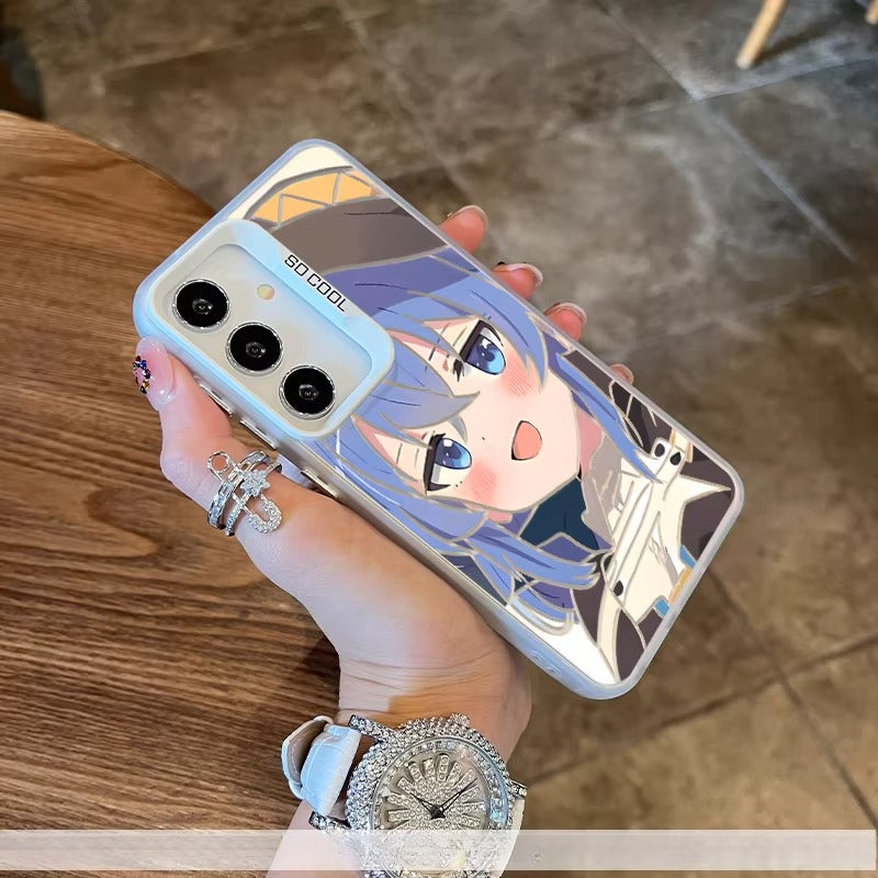 Mushoku Tensei Roxy Migurdia Holographic Laser Shockproof Samsung Phone Case