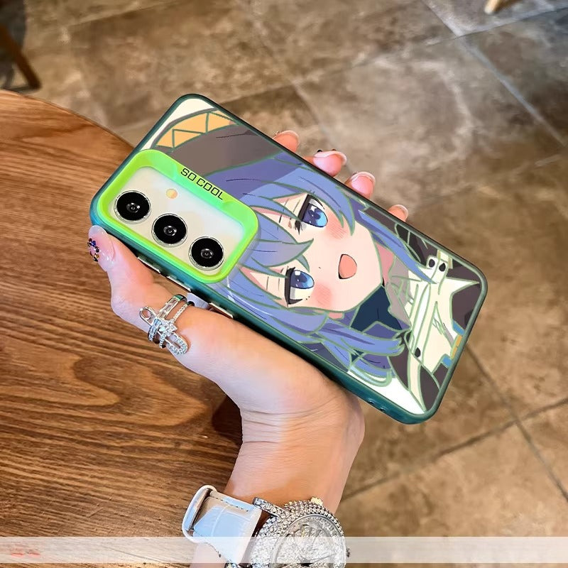 Mushoku Tensei Roxy Migurdia Holographic Laser Shockproof Samsung Phone Case