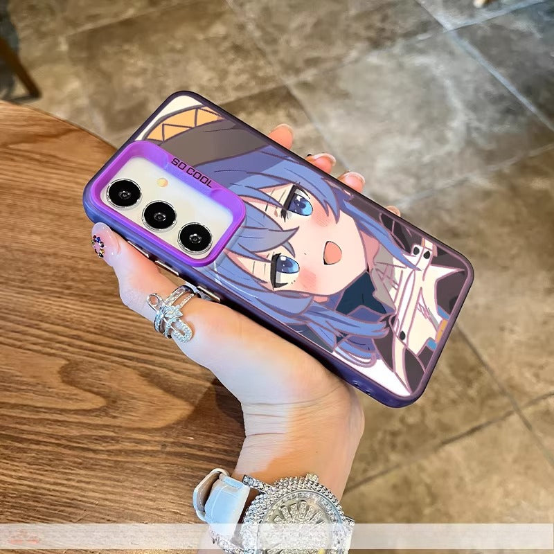 Mushoku Tensei Roxy Migurdia Holographic Laser Shockproof Samsung Phone Case