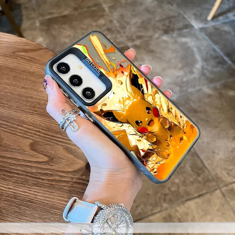Pokémon Pikachu Laser Holographic Full Coverage Case for Samsung Phones