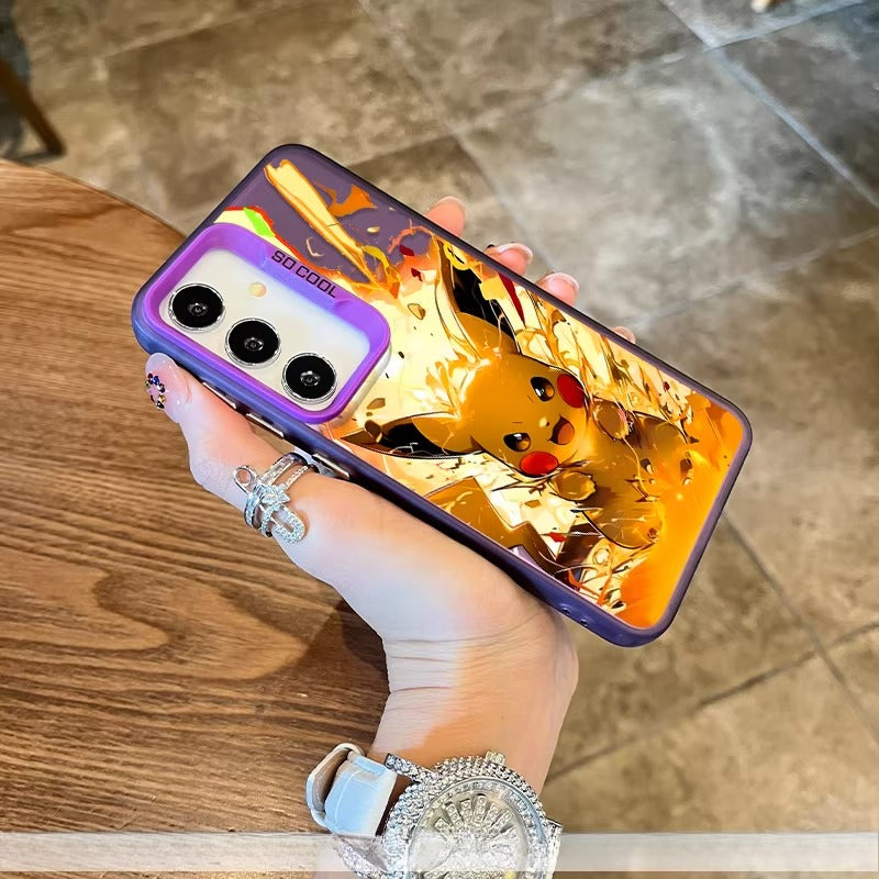 Pokémon Pikachu Laser Holographic Full Coverage Case for Samsung Phones