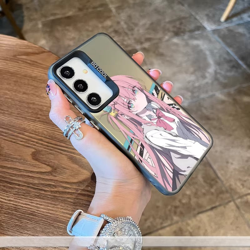 Bocchi the Rock! Hitori Goto Laser Holographic Silicone Samsung Phone Case