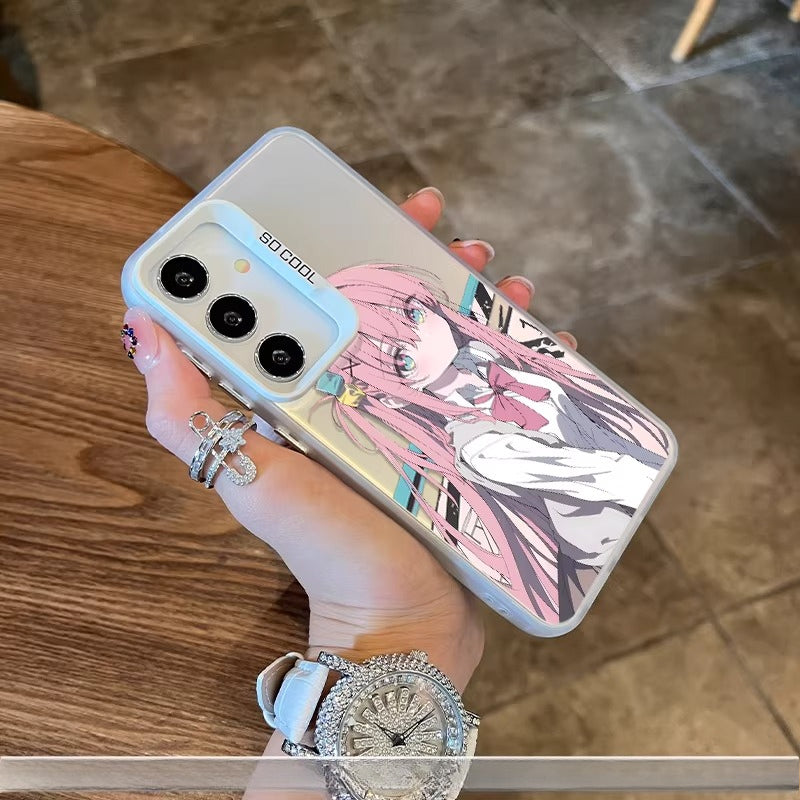 Bocchi the Rock! Hitori Goto Laser Holographic Silicone Samsung Phone Case