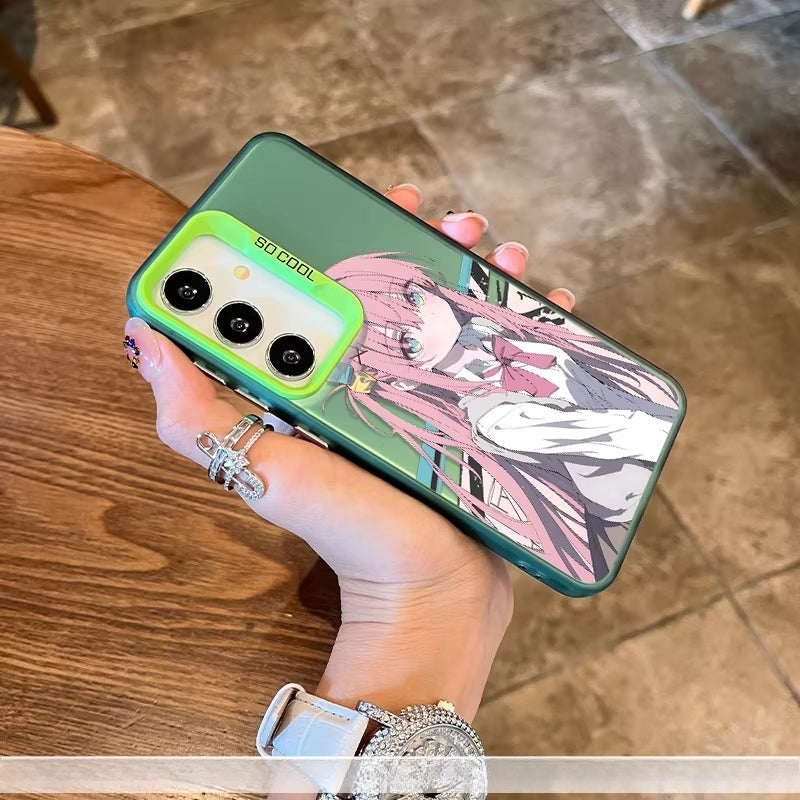 Bocchi the Rock! Hitori Goto Laser Holographic Silicone Samsung Phone Case