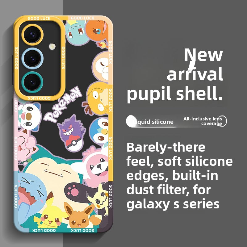 Pokémon Silicone Shockproof Phone Case For Samsung Phones