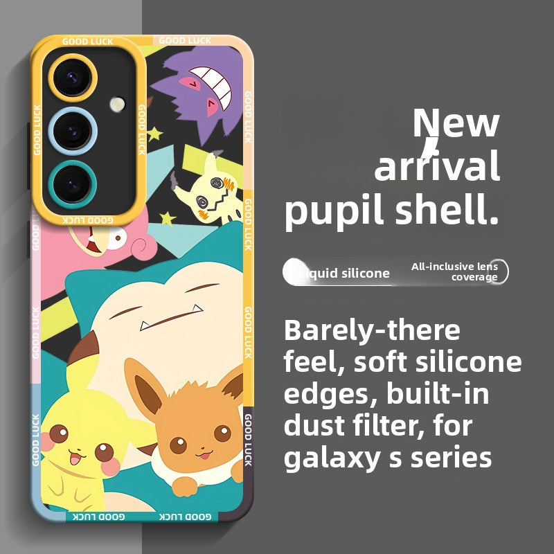 Pokémon Silicone Shockproof Phone Case For Samsung Phones