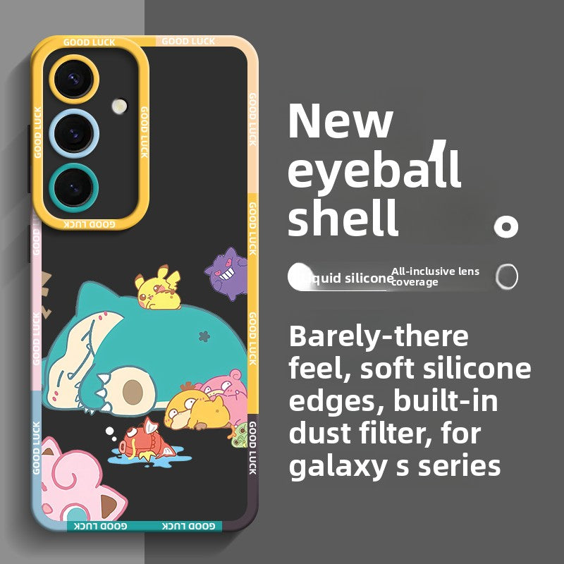 Pokémon Silicone Shockproof Phone Case For Samsung Phones