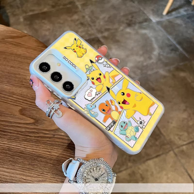 Pokémon Pikachu Laser Holographic Soft Shockproof Samsung Phone Case