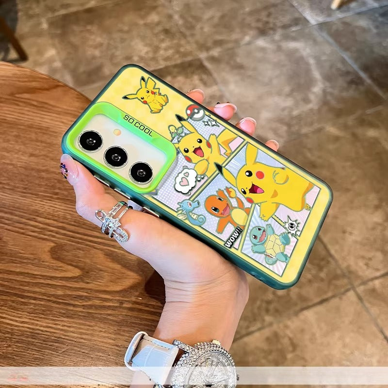 Pokémon Pikachu Laser Holographic Soft Shockproof Samsung Phone Case