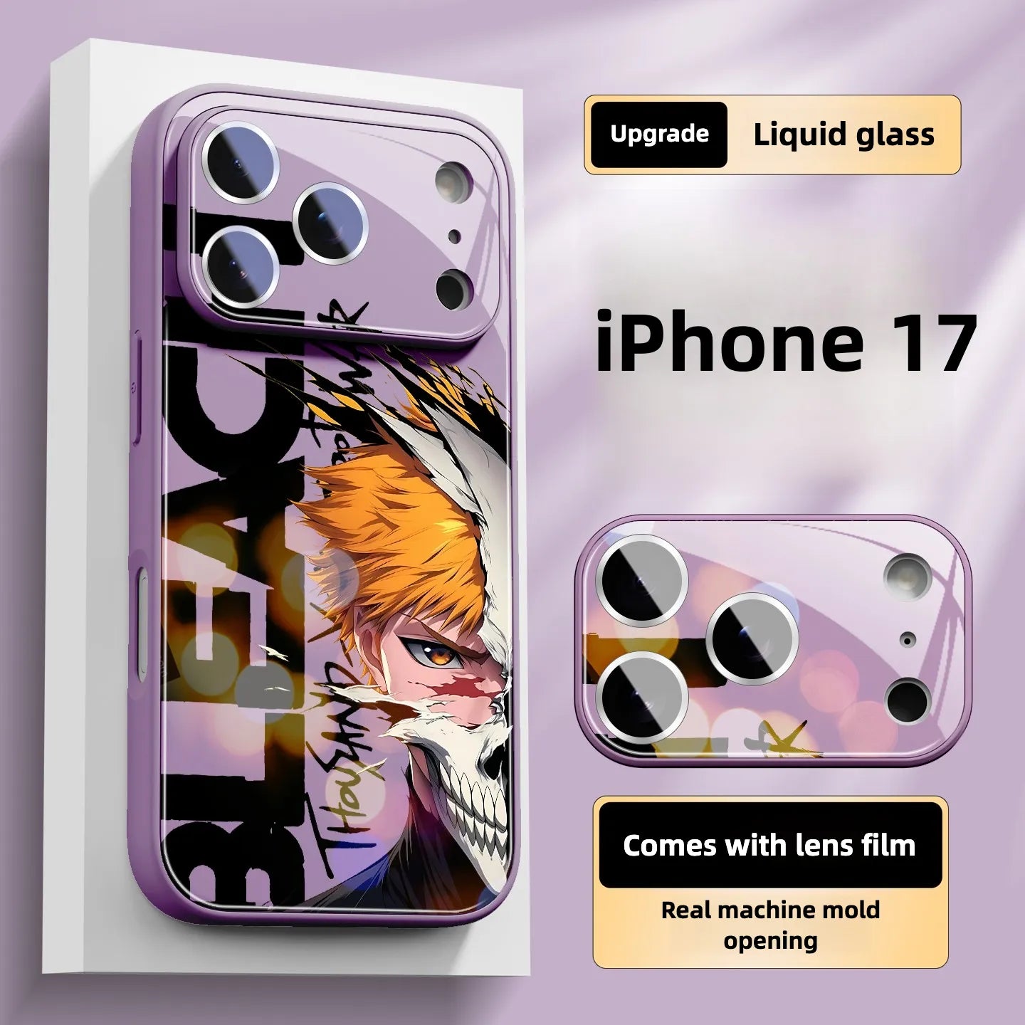 Bleach Kurosaki Ichigo iPhone 17 Case | Liquid Glass
