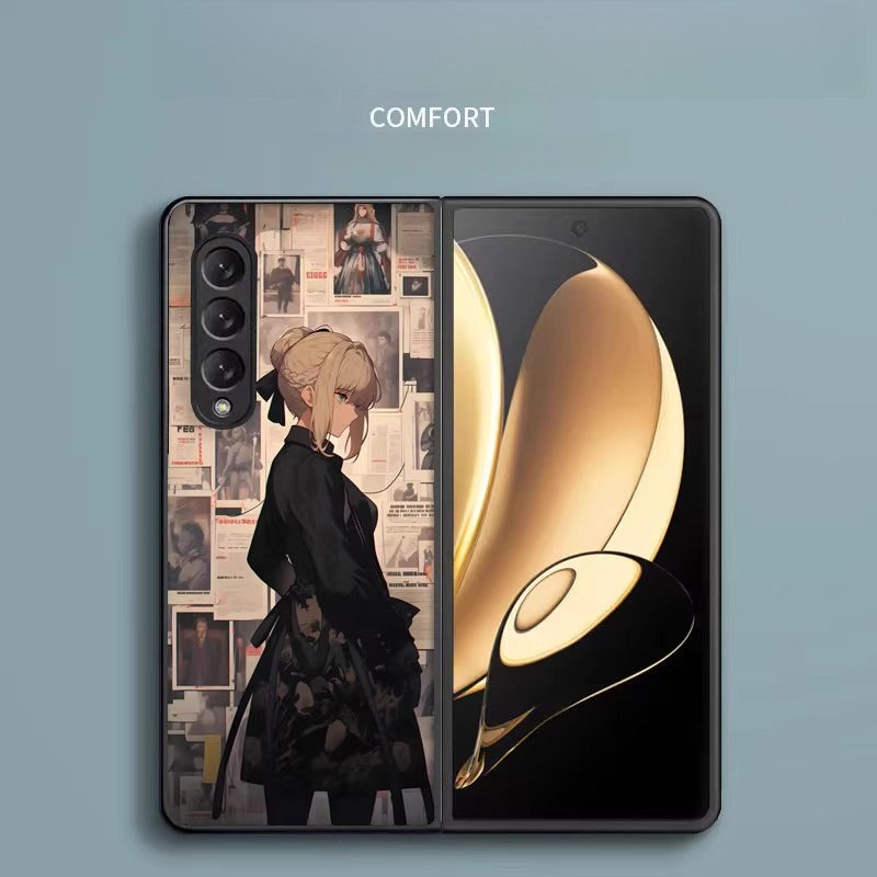 Fate Series Artoria Pendragon Saber Shockproof Hard Samsung Phone Case