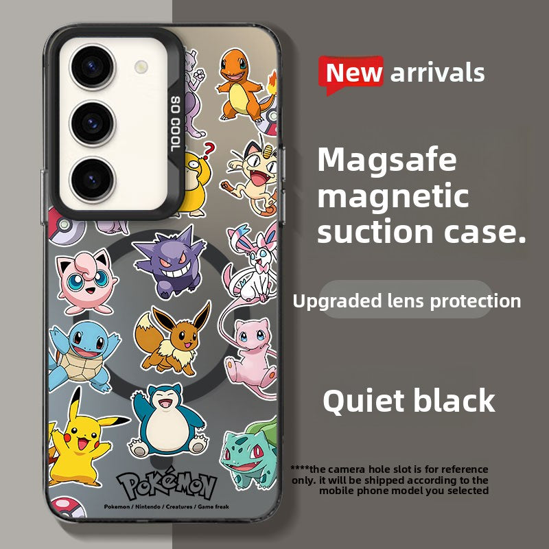 Pokémon Magnetic Silicone Shockproof Phone Case For Samsung Flip