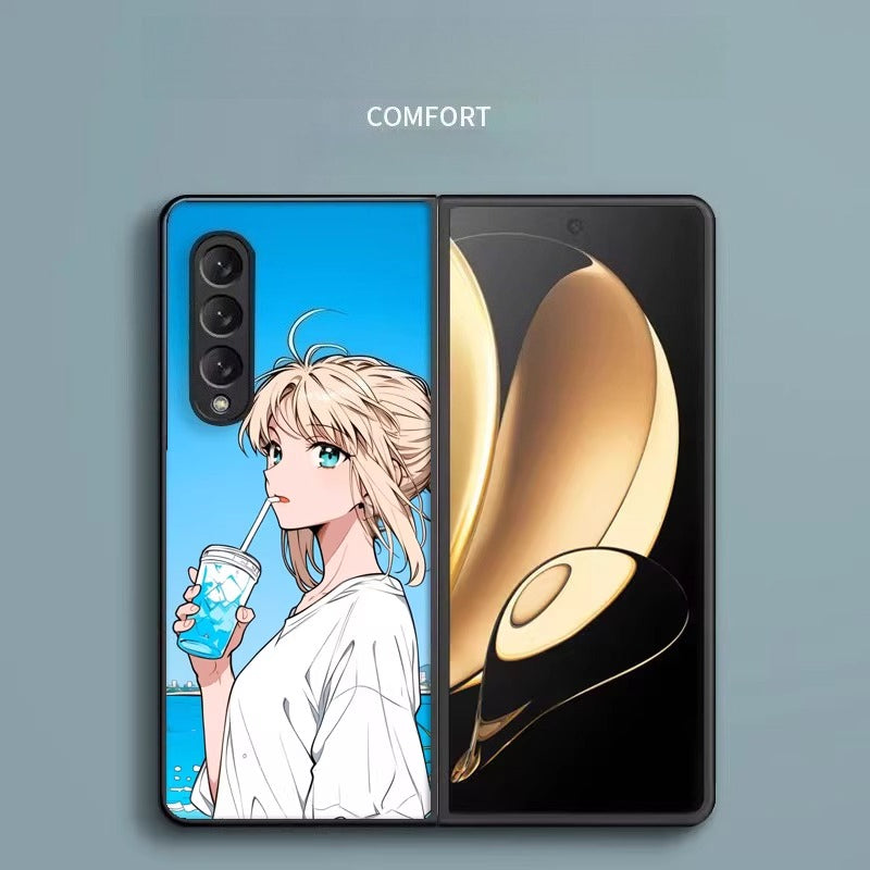 Fate Series Artoria Pendragon Saber Shockproof Hard Samsung Phone Case