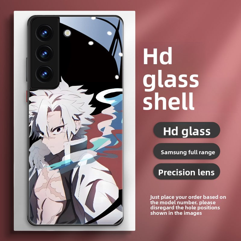 Demon Slayer Sanemi Shinazugawa Cool Glass Phone Case For Samsung Galaxy