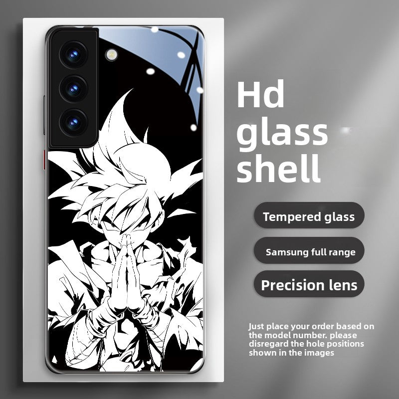 Dragon Ball Premium Glass Phone Case For Samsung Mobile Phones