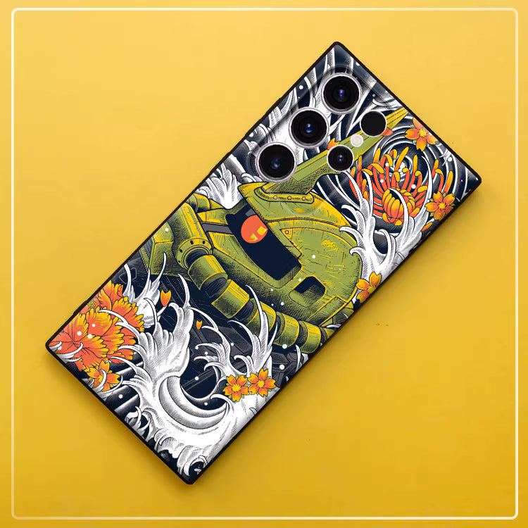 Gundam Matte Shockproof Soft Silicone Samsung Phone Case