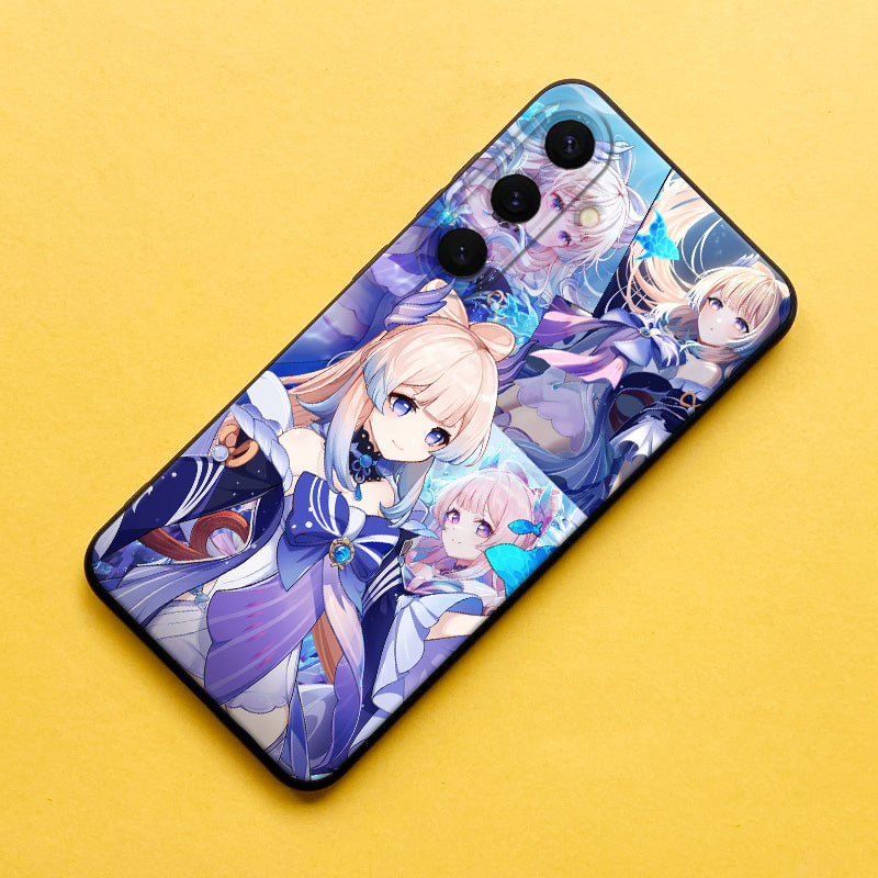 Genshin Impact Matte Silicone Phone Case For Samsung Phones