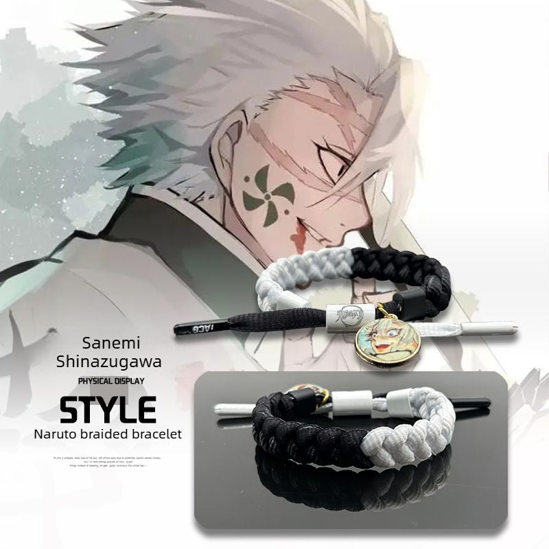 Demon Slayer Handmade Woven Bracelet