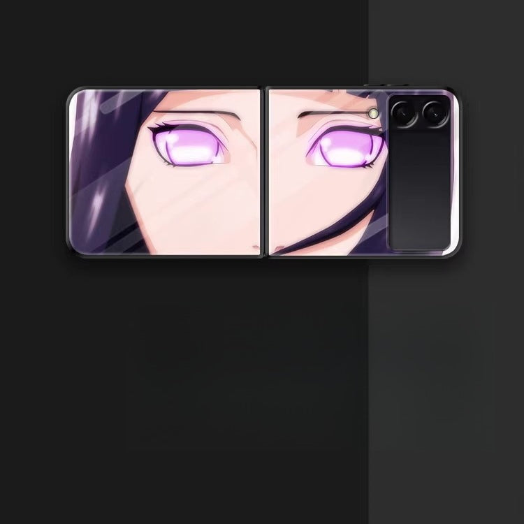 Naruto Tempered Glass Folding Screen Hard Phone Case For Samsung