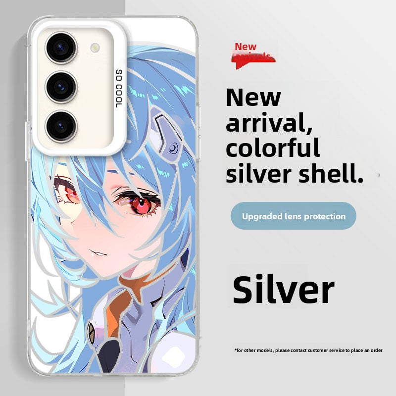 Neon Genesis Evangelion Silicone Shockproof Phone Case For Samsung