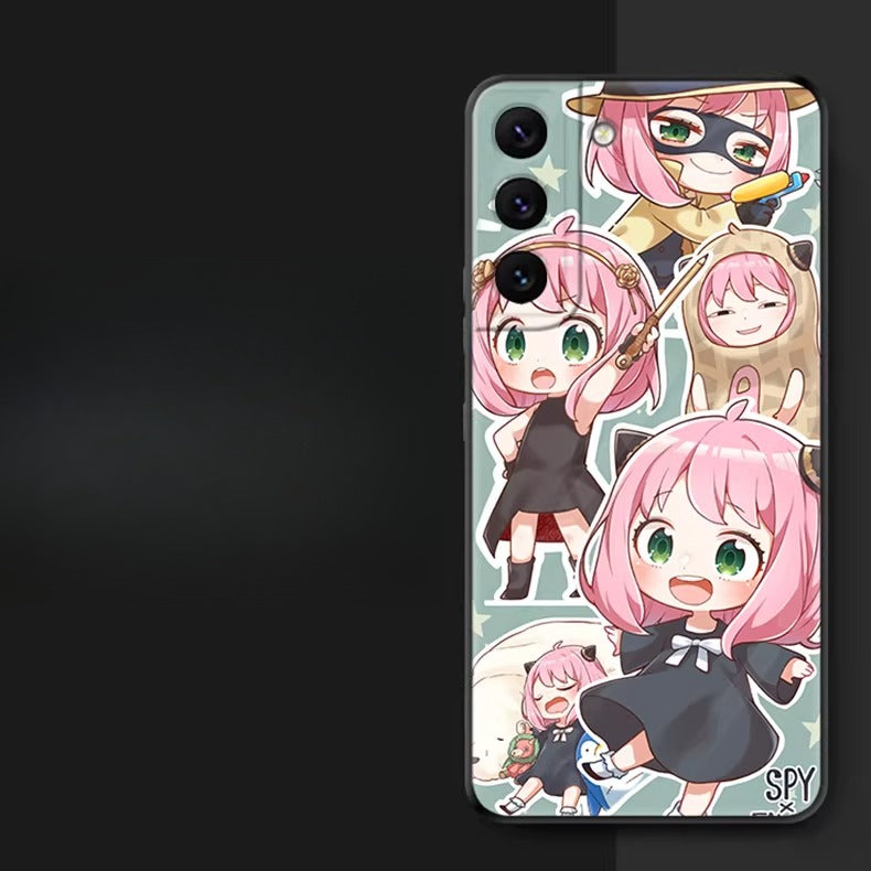 SPY×FAMILY Matte Silicone Shockproof Samsung Flip Phone Case