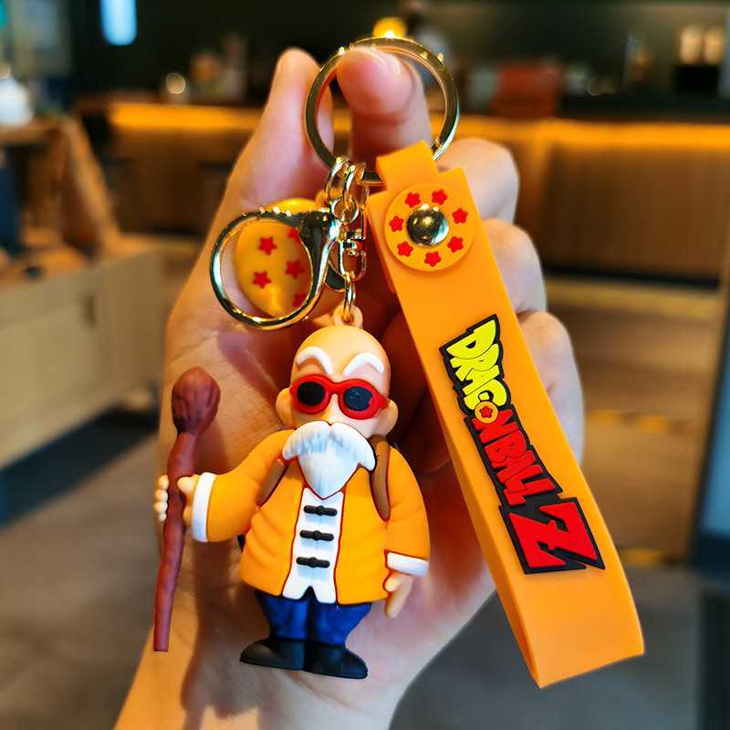 Sun Goku Dragon Ball Keychain Three-dimensional Doll Pendant Pvc Epoxy Car Pendant Bag