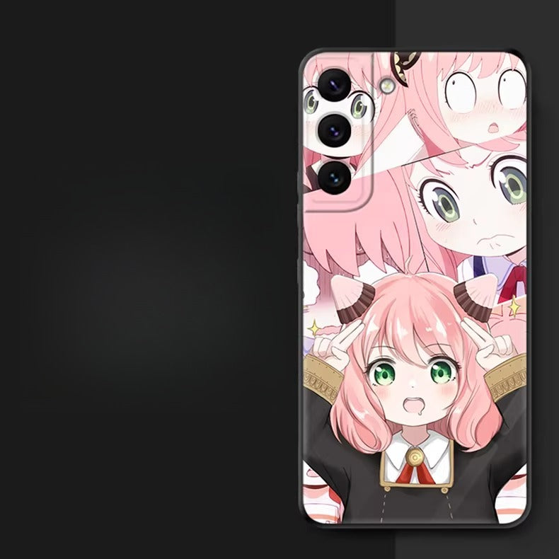 SPY×FAMILY Matte Silicone Shockproof Samsung Flip Phone Case