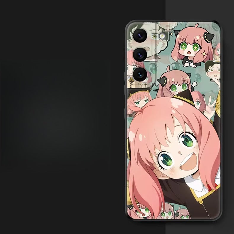 SPY×FAMILY Matte Silicone Shockproof Samsung Flip Phone Case