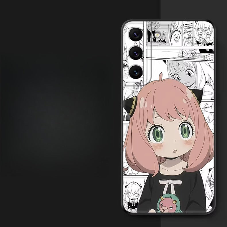 SPY×FAMILY Matte Silicone Shockproof Samsung Flip Phone Case