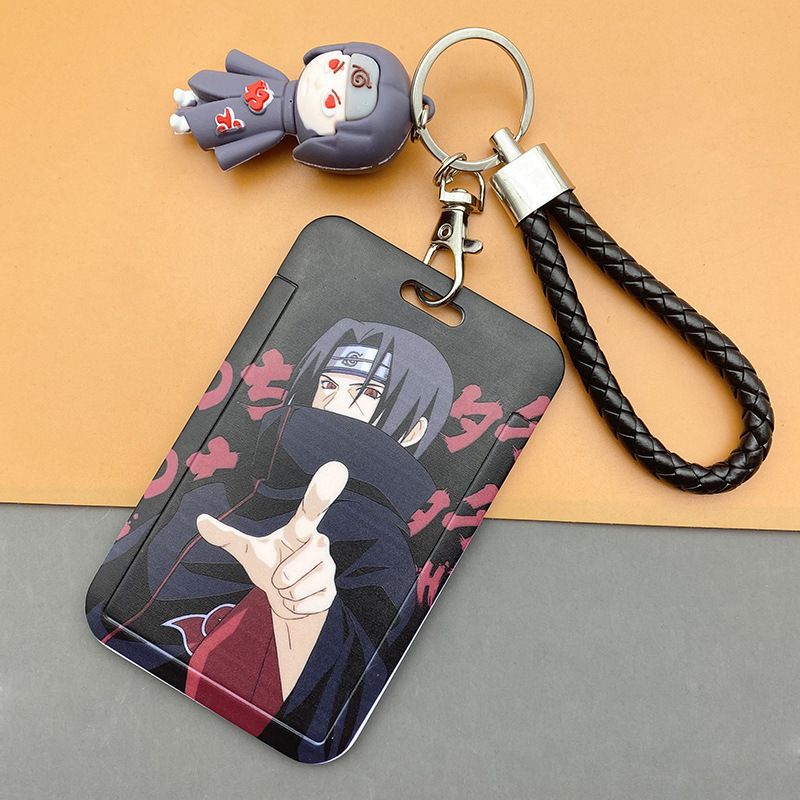 Hokage Cartoon Campus Card Holder Student Bus Badge Holder