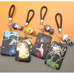 Hokage Cartoon Campus Card Holder Student Bus Badge Holder