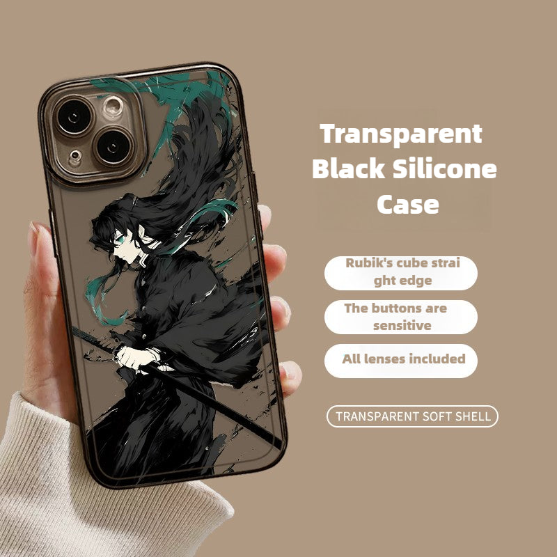 Demon Slayer Transparent Phone Case  for Apple