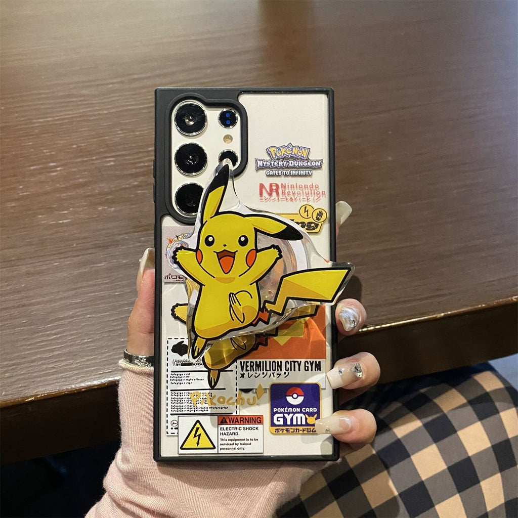 Pokémon Pikachu Magnetic Shockproof Phone Case For the Samsung