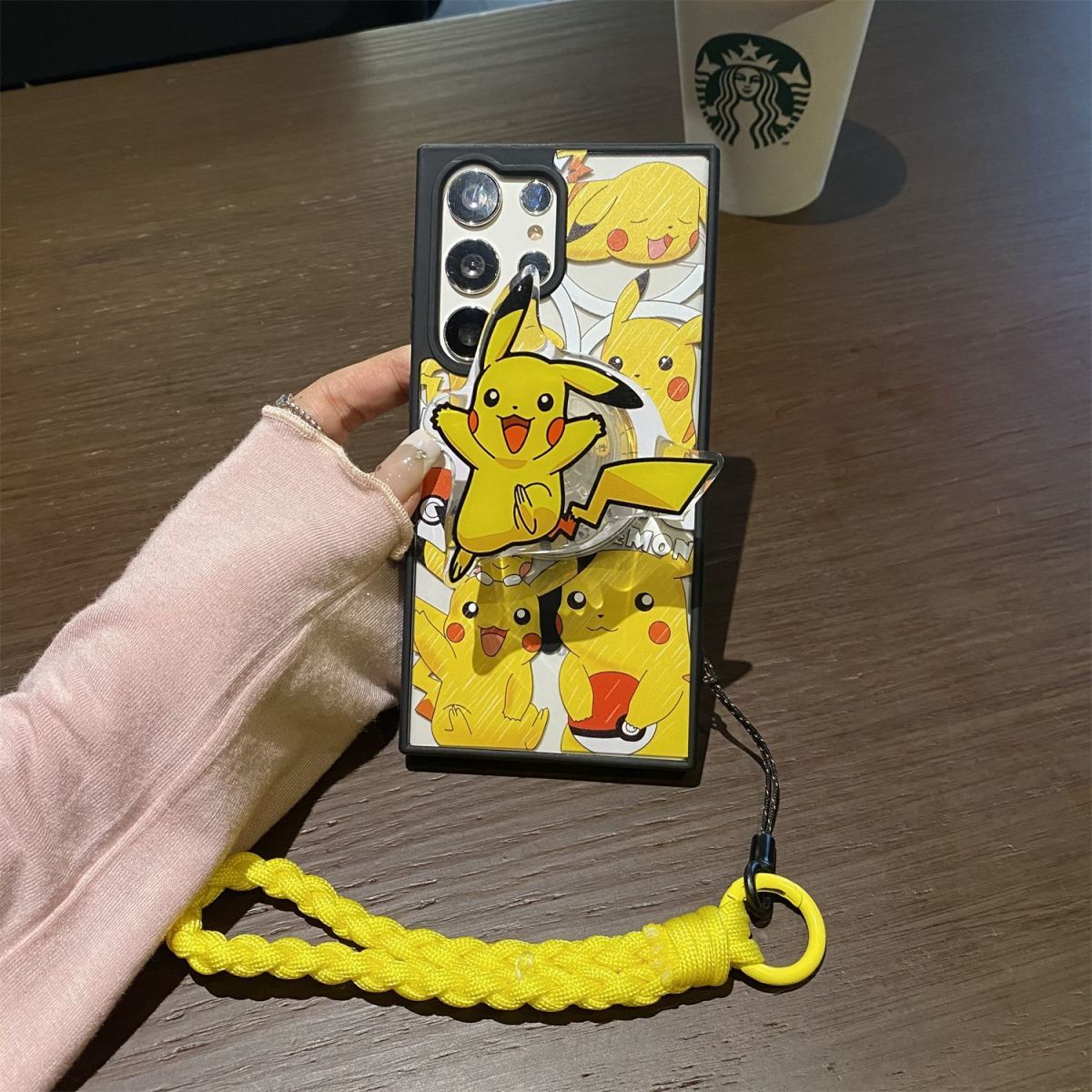 Pokémon Pikachu Magnetic Shockproof Phone Case For the Samsung