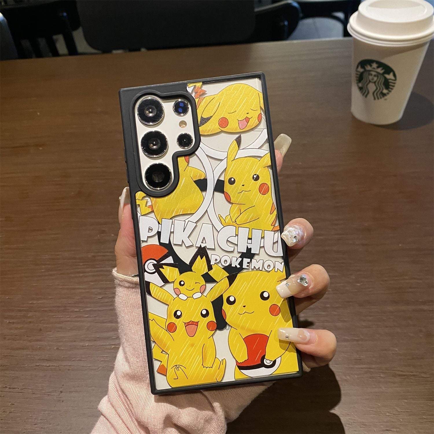 Pokémon Pikachu Magnetic Shockproof Phone Case For the Samsung