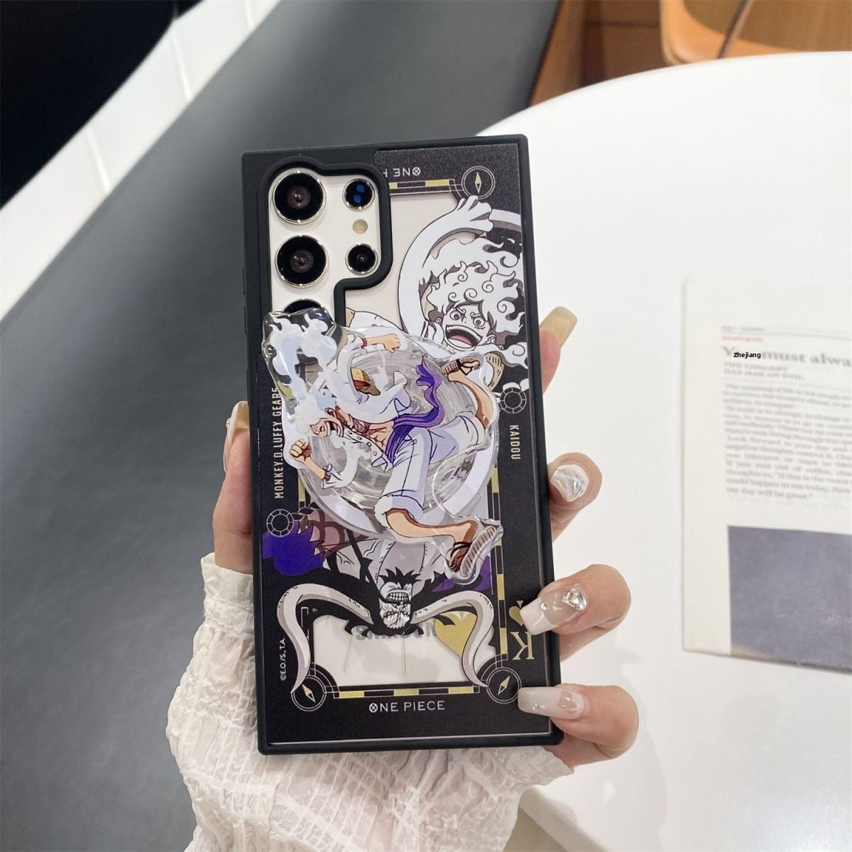 One Piece Magnetic Shockproof Phone Case For the Samsung Galaxy