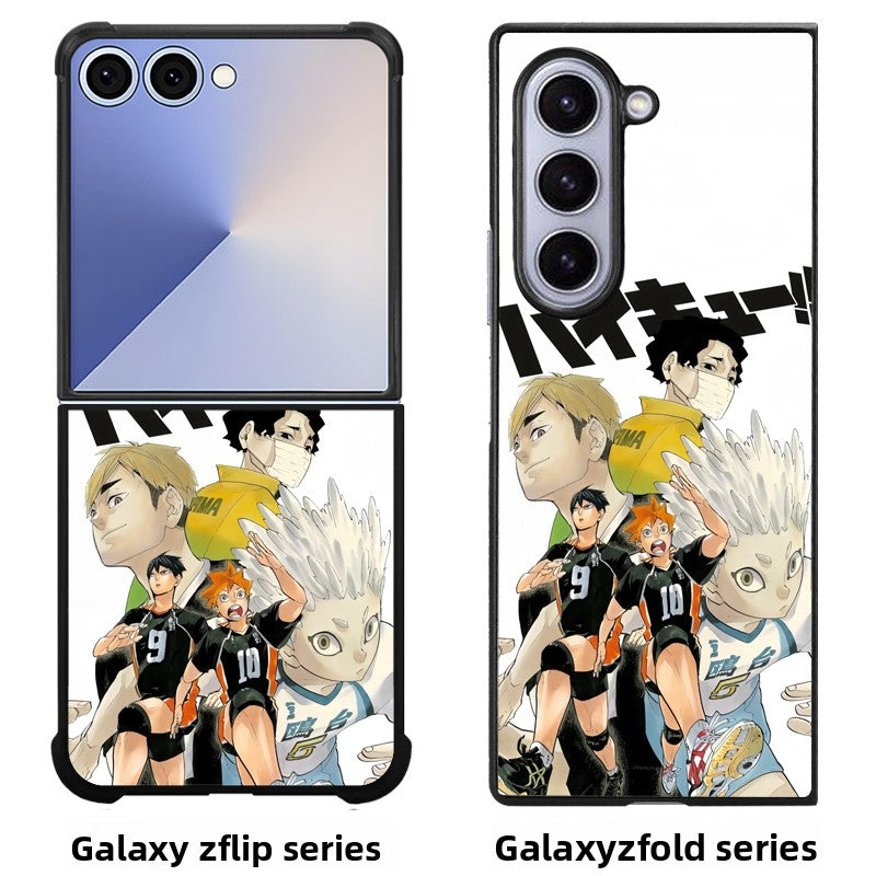 Haikyuu!! Foldable Shockproof Phone Case For the Samsung Galaxy