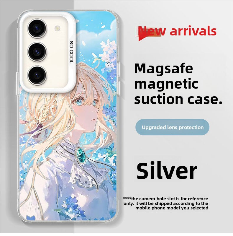 Violet Evergarden Magsafe Magnetic Full-Body Protection Samsung Phone Case
