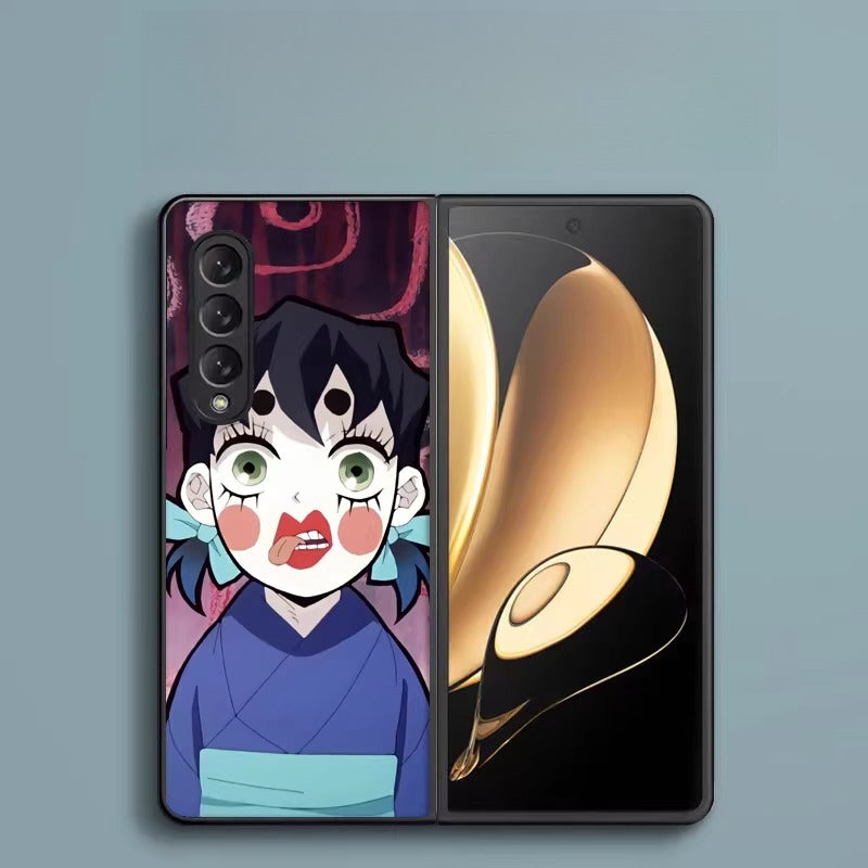 Demon Slayer Hard Shell Shockproof Protective Samsung Flip Phone Case