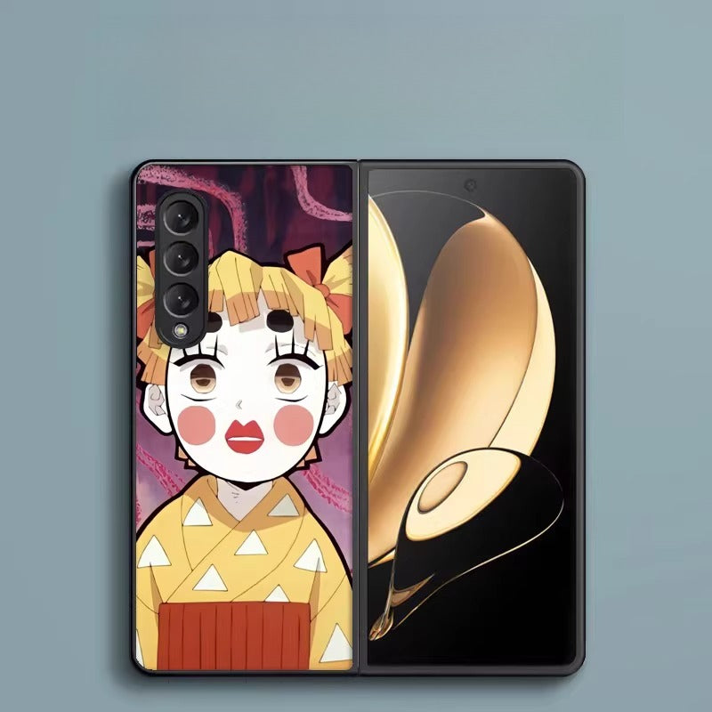 Demon Slayer Hard Shell Shockproof Protective Samsung Flip Phone Case