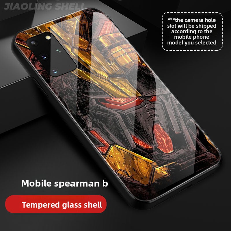 Gundam Tempered Glass Shockproof Phone Case For The Samsung Galaxy