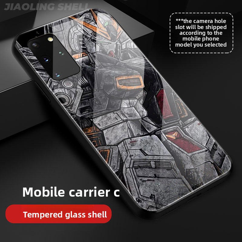 Gundam Tempered Glass Shockproof Phone Case For The Samsung Galaxy