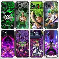 ONE PIECE Roronoa Zoro Silicone Anime Case for Apple iPhone