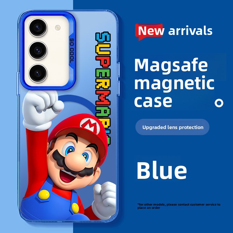Super Mario Magsafe Magnetic Shockproof Phone Cases For The Samsung Galaxy