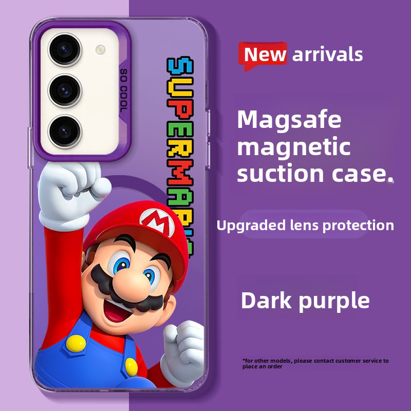 Super Mario Magsafe Magnetic Shockproof Phone Cases For The Samsung Galaxy