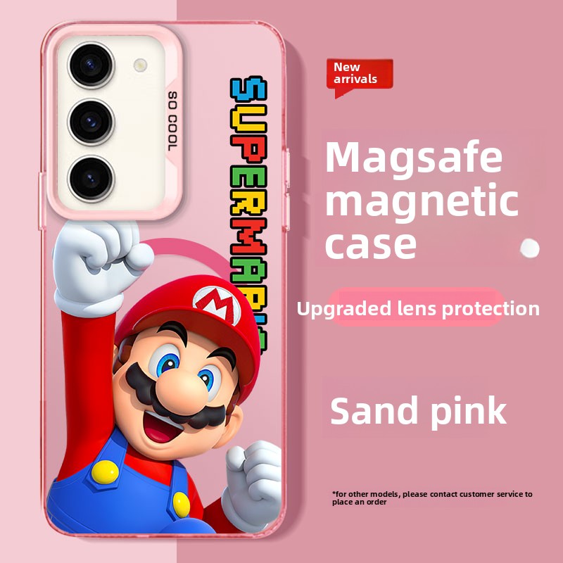 Super Mario Magsafe Magnetic Shockproof Phone Cases For The Samsung Galaxy