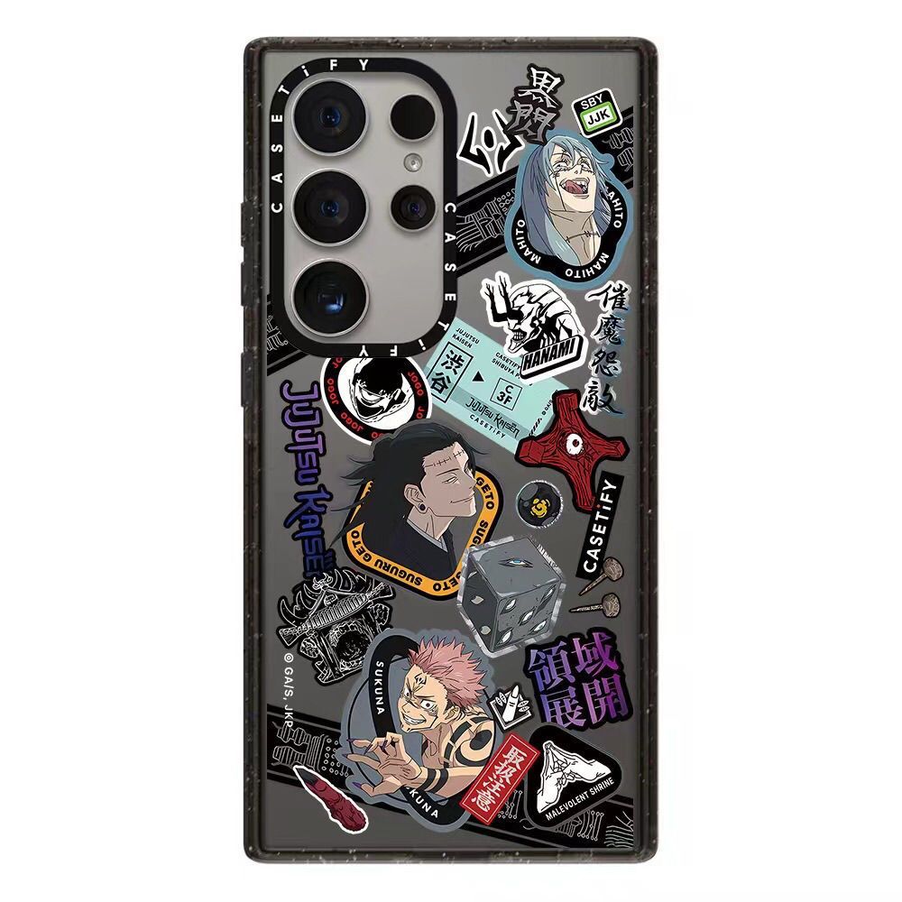 Jujutsu Kaisen Clear Hard Phone Case For Samsung Flip