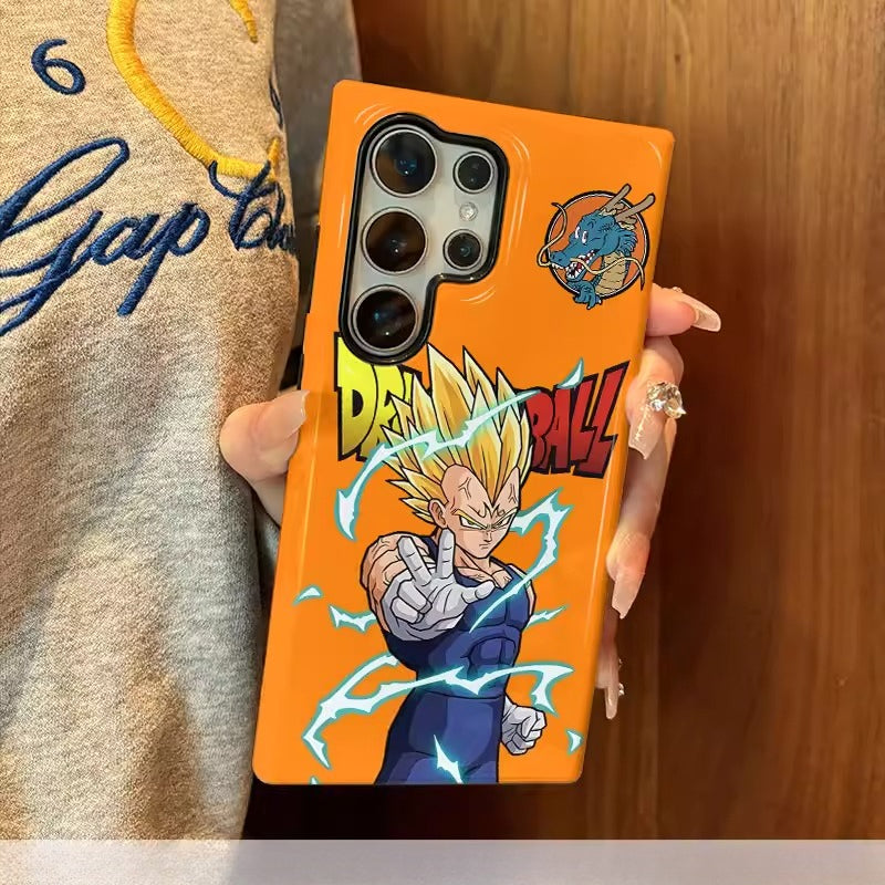 Dragon Ball Frosted Hard Shell Silicone Protective Cover For Samsung Phones