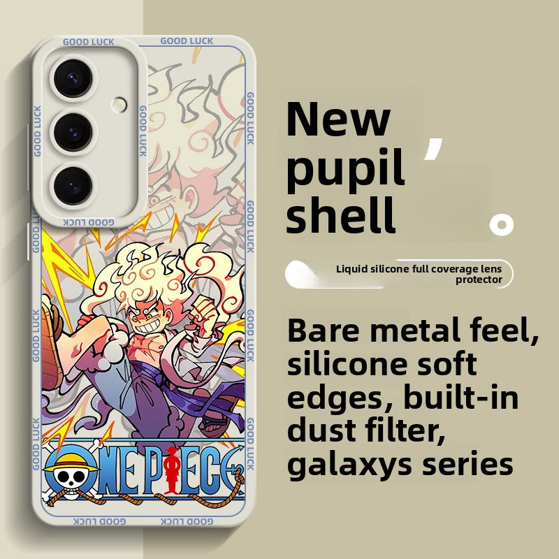 One Piece Liquid Soft Silicone Full-Body Shockproof Protective Samsung Phone Case